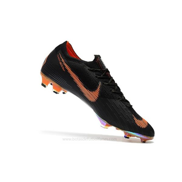 Nike Mercurial Vapor Elite FG para Mujeres Negro Naranja